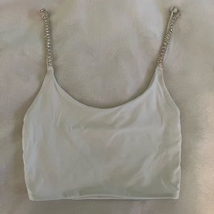 NWOT Kasa Kai White Swim Top